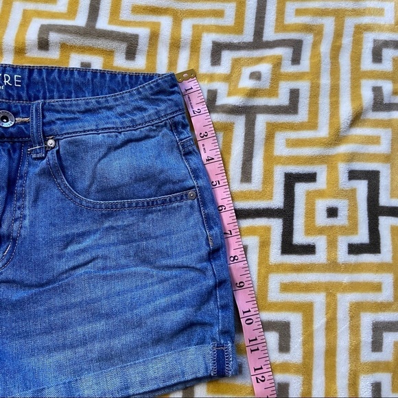 Empyre Juniors Blue Medium Wash Denim Shorts Blue Jean 7 Outdoor Casual Walking - Picture 5 of 8